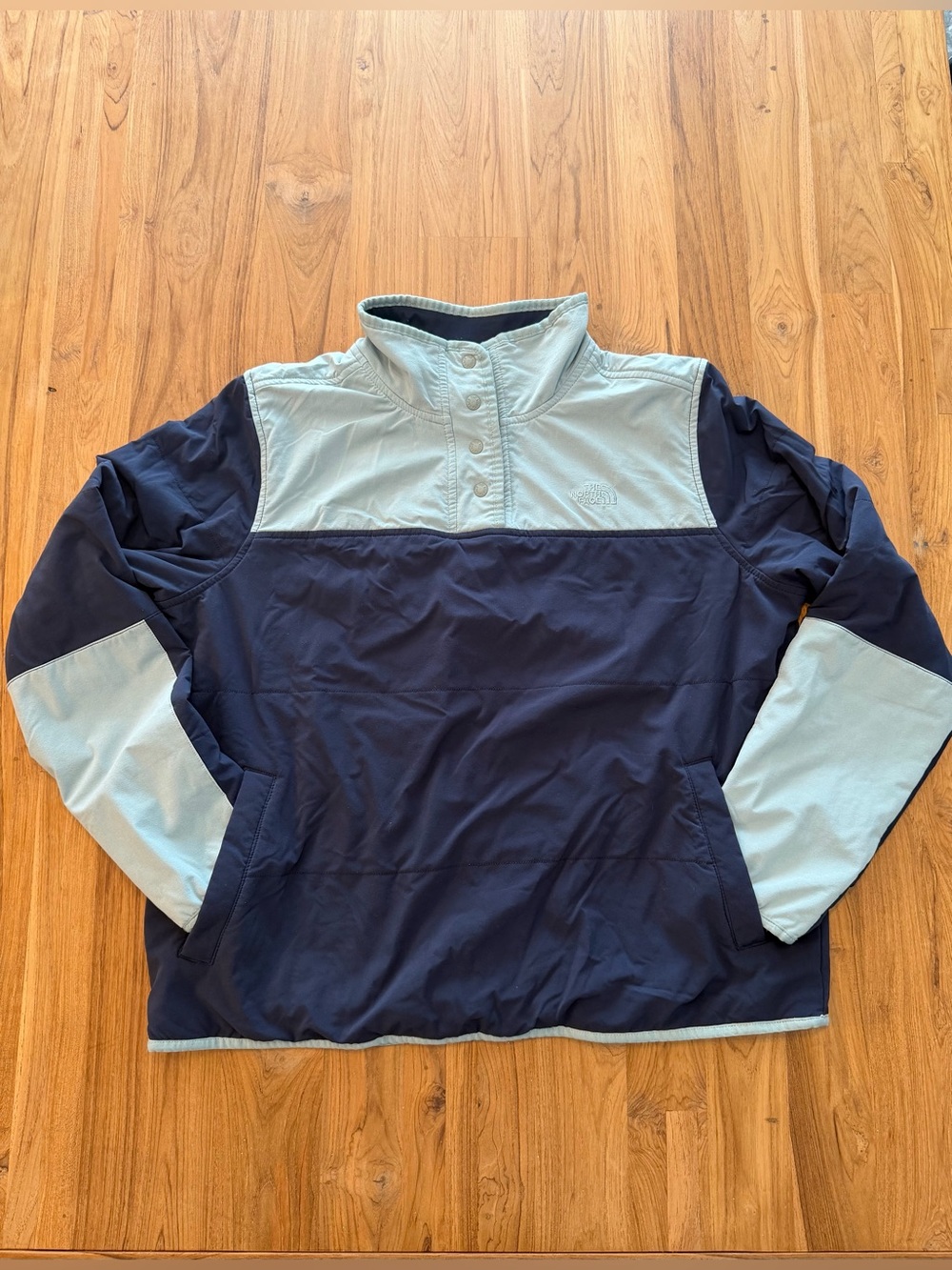 The North Face Pullover Quarter Snap Sweatshirt Women’s XL Blue
